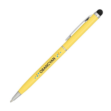Penna a sfera con meccanismo a torsione - colore Giallo