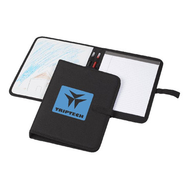 Portadocumenti A4 con block notes - colore Nero