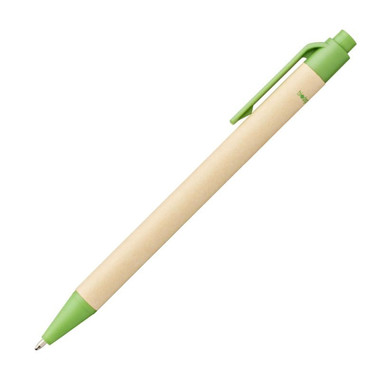 Penna a sfera in plastica derivata dal mais - colore Verde