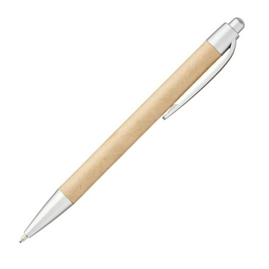 Penna a sfera in carta riciclata Tanny - colore Marrone