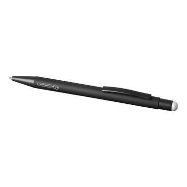 Penna a sfera capacitiva in gomma - colore Nero/Argento