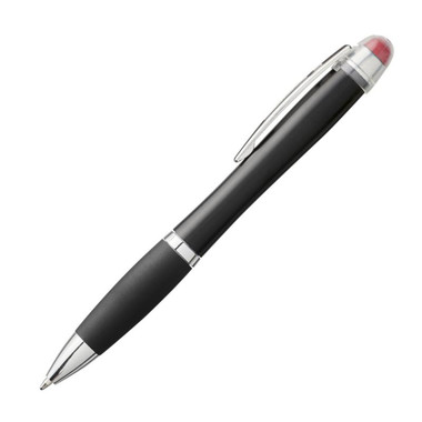 Penna a sfera con parte superiore colorata - colore Rosso