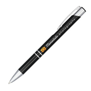 Penna in alluminio anodizzato - colore Nero