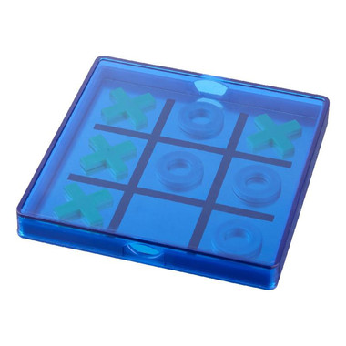 Gioco magnetico tris - colore Blu/Trasparente