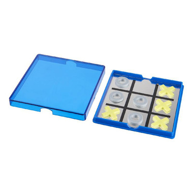 Gioco magnetico tris - colore Blu/Trasparente