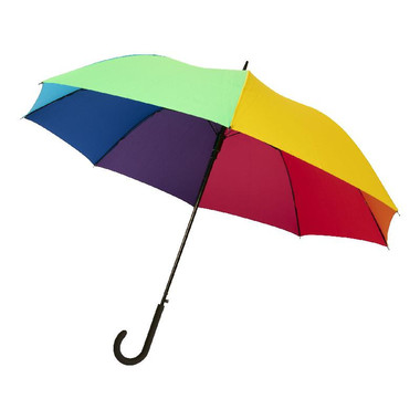 Ombrello antivento 23" ad apertura automatica - colore Arcobaleno