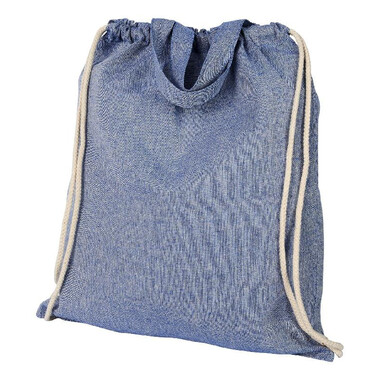 Sacca con cordoncino e manici 150 gr - colore Blu Heather
