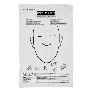 Maschera per respirazione bocca a bocca - colore Bianco