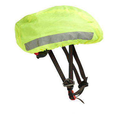 Copri casco riflettente e impermeabile - colore Giallo Fluo