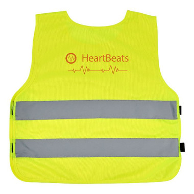Giubbotto di sicurezza per bambini 3-6 anni - colore Giallo Fluo