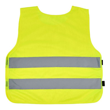 Gilet di sicurezza per bambini dai 7-12 anni - colore Giallo Fluo