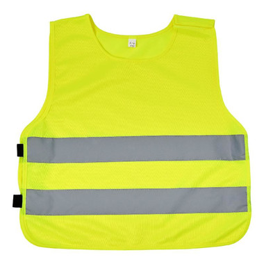 Gilet di sicurezza per bambini dai 7-12 anni - colore Giallo Fluo