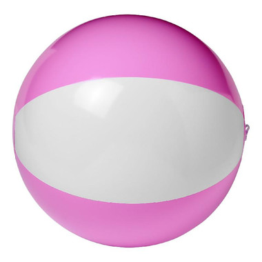 Pallone da spiaggia Funny - colore Bianco/Rosa