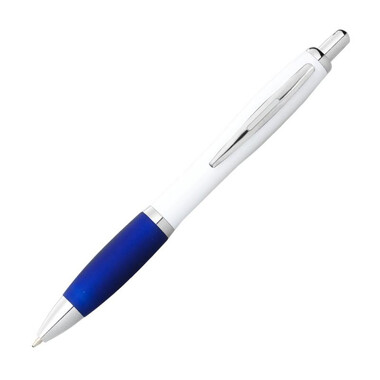 Penna a sfera Boot - colore Bianco/Blu Royal