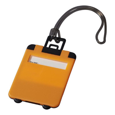 Targhetta per bagaglio Slammy - colore Arancione Fluo