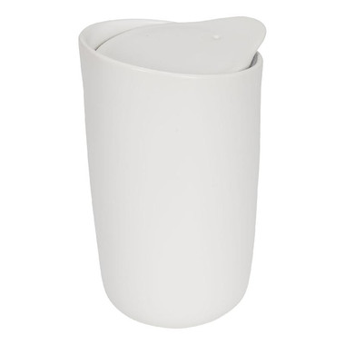 Bicchiere in ceramica Channel 410ml - colore Bianco