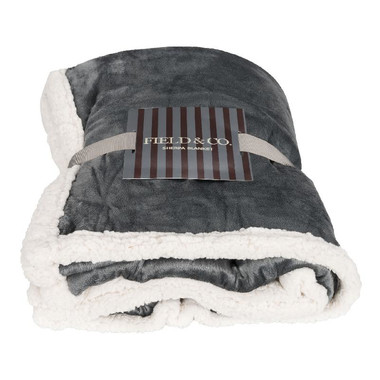 Plaid in pile e sherpa - colore Grigio