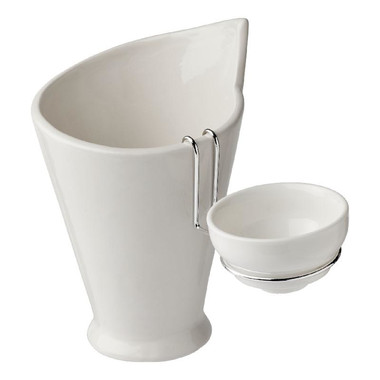Porta patatine fritte e porta salse - colore Bianco