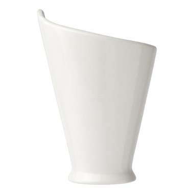Porta patatine fritte e porta salse - colore Bianco