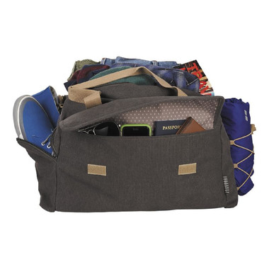 Borsa Venture in cotone canvas - colore Carboncino