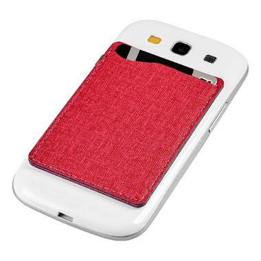 Portacarte da cellulare RFID - colore Rosso