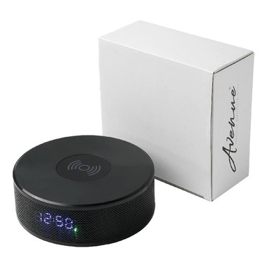 Speaker con sveglia e ricarica wireless - colore Nero