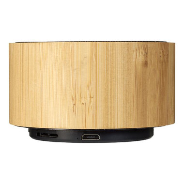 Altoparlante bluetooth in bamboo - colore Legno/Nero