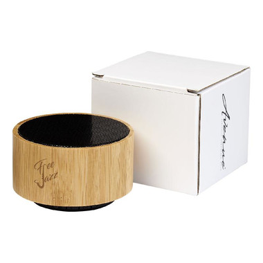 Altoparlante bluetooth in bamboo - colore Legno/Nero