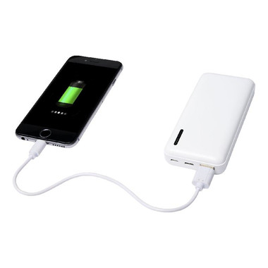 Power bank ad alta densità 10.000 mAh - colore Bianco