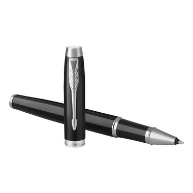 Penna roller IM Parker - colore Nero/Cromato