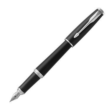 Penna stilografica Urban Parker - colore Nero/Cromato