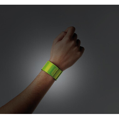Fascia riflettente da braccio colore giallo