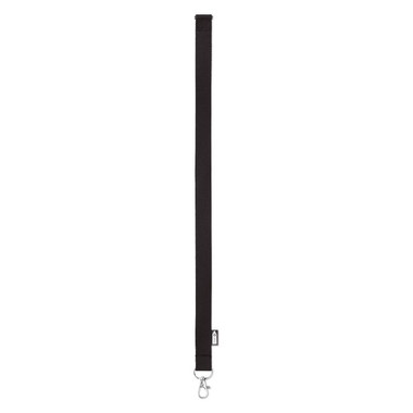 Lanyard in RPET colore nero