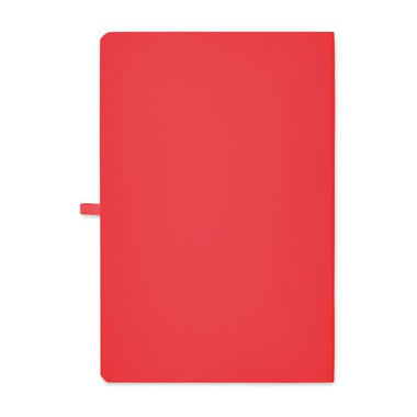 Notebook formato A5 copertina soft colore rosso