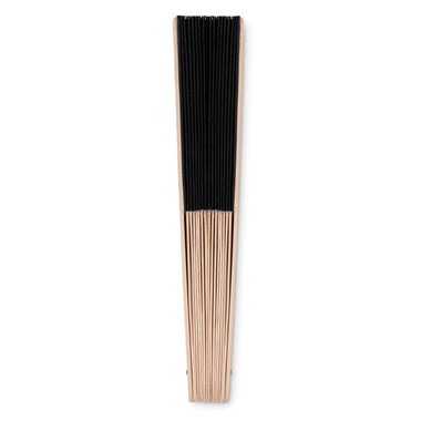 Ventaglio in legno colore nero