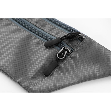 Marsupio in poliestere jacquard colore grigio