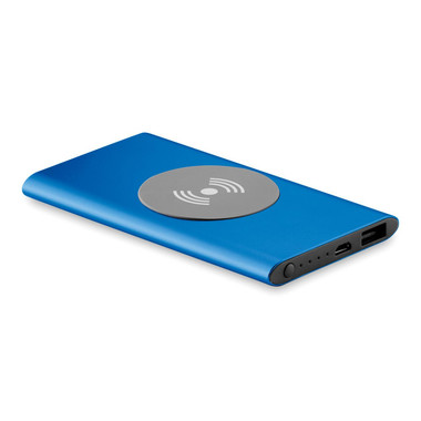 Power Bank wireless 4000mAh colore blu royal MO9498-37