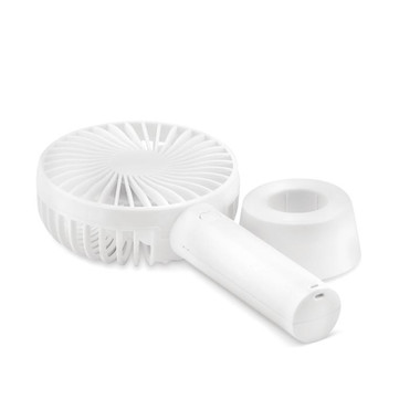 Ventilatore da scrivania USB colore bianco