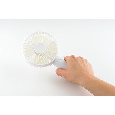 Ventilatore da scrivania USB colore bianco