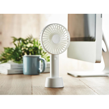 Ventilatore da scrivania USB colore bianco