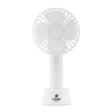 Ventilatore da scrivania USB colore bianco