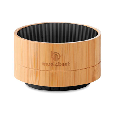 Speaker bluetooth in bamboo colore nero
