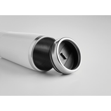 Tazza doppio strato da 400ml colore bianco