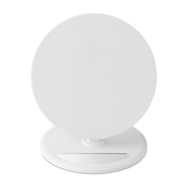 Caricatore wireless con supporto colore bianco