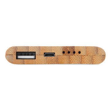 Powerbank in bamboo da 4000mAh colore legno