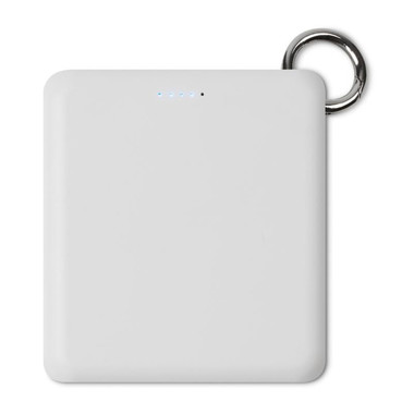 Caricatore wireless e power bank colore bianco