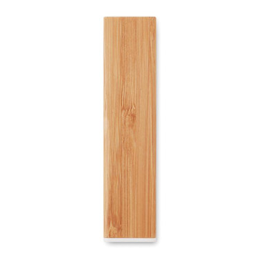 Power bank classico in bamboo colore legno