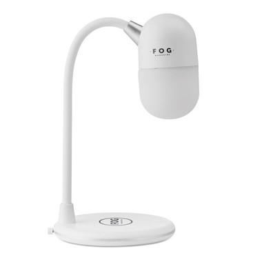 Lampada da scrivania con caricatore wireless colore bianco