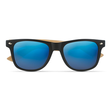 Occhiali da sole in bamboo colore blu MO9617-04