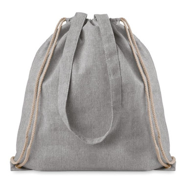 Sacca shopper in cotone riciclato colore grigio MO9603-07
